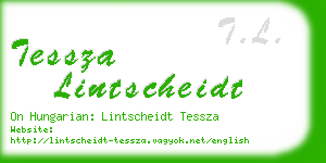 tessza lintscheidt business card